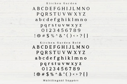 Kitchen Garden Font Manjali_Studio 