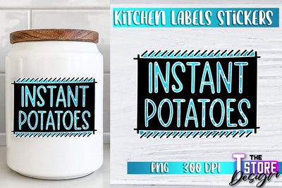 Kitchen Labels Stickers Sublimation | Kitchen Decoration PNG | Home Design v.2 Sublimation The T Store Design 