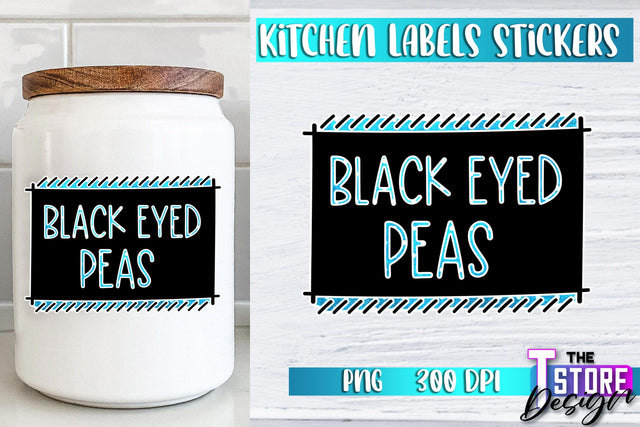 Kitchen Labels Stickers Sublimation | Kitchen Decoration PNG | Home Design v.2 Sublimation The T Store Design 