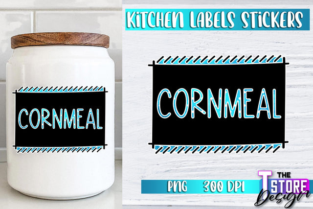 Kitchen Labels Stickers Sublimation | Kitchen Decoration PNG | Home Design v.2 Sublimation The T Store Design 