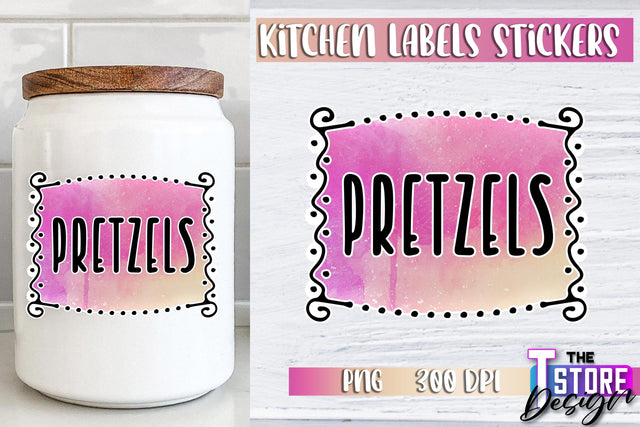 Kitchen Labels Stickers Sublimation | Kitchen Decoration PNG | Home Design v.3 Sublimation The T Store Design 