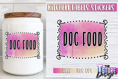 Kitchen Labels Stickers Sublimation | Kitchen Decoration PNG | Home Design v.3 Sublimation The T Store Design 