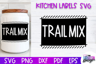 Kitchen Labels SVG Design | Home Design SVG | Jar Labels v.2 SVG The T Store Design 