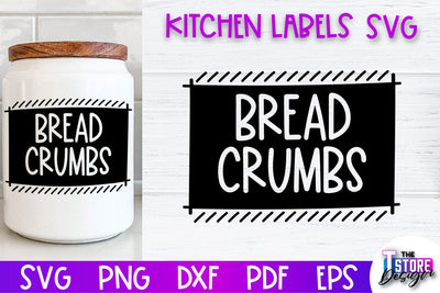 Kitchen Labels SVG Design | Home Design SVG | Jar Labels v.2 SVG The T Store Design 