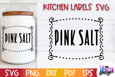 Kitchen Labels SVG Design | Home Design SVG | Jar Labels v.3 SVG The T Store Design 