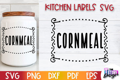 Kitchen Labels SVG Design | Home Design SVG | Jar Labels v.3 SVG The T Store Design 