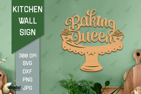 Kitchen Paper Cut Bundle. Kitchen Wall Decor Laser Cut SVG 3D Paper Evgenyia Guschina 