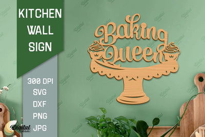 Kitchen Paper Cut. Kitchen Wall Decor Laser Cut SVG 3D Paper Evgenyia Guschina 