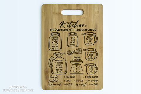 Kitchen Svg, Kitchen Conversions Svg, Kitchen Chart Svg, Kitchen Conversion Chart Svg SVG Artinrhythm shop 