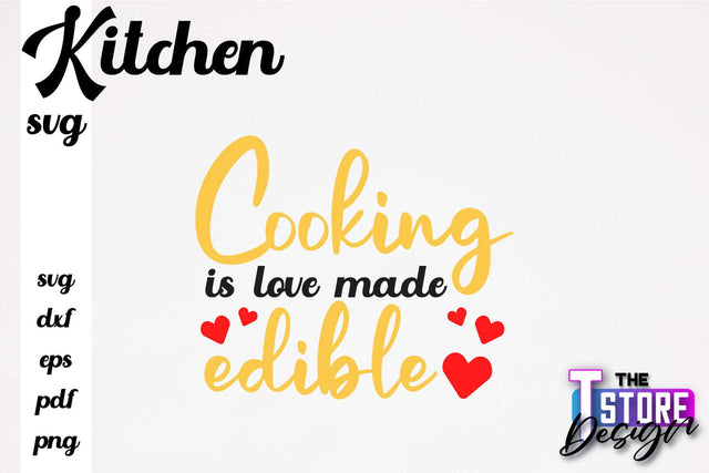 Kitchen SVG | Kitchen Quotes Design | Home SVG | Home Chef Design SVG The T Store Design 