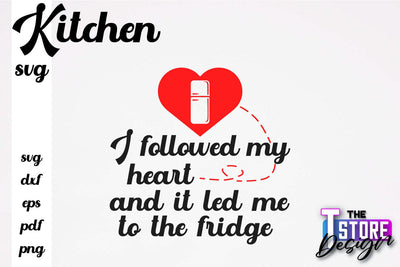 Kitchen SVG | Kitchen Quotes Design | Home SVG | Home Chef Design SVG The T Store Design 