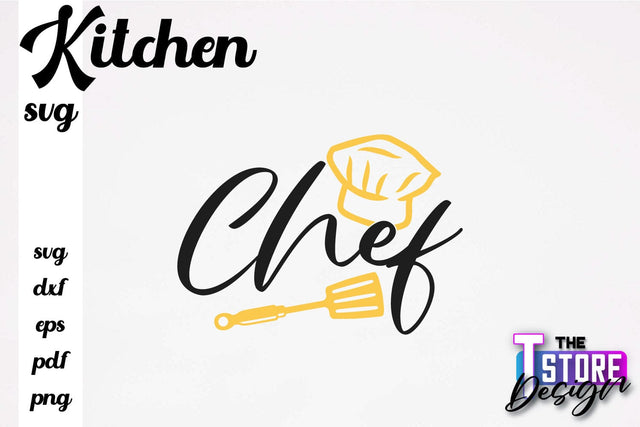 Kitchen SVG | Kitchen Quotes Design | Home SVG | Home Chef Design SVG The T Store Design 