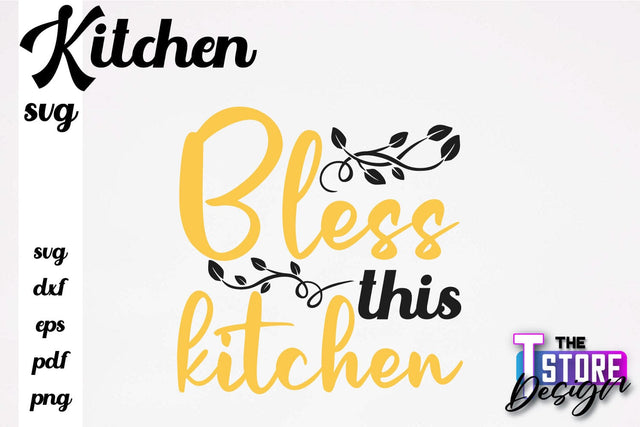 Kitchen SVG | Kitchen Quotes Design | Home SVG | Home Chef Design SVG The T Store Design 