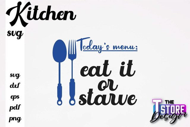 Kitchen SVG | Kitchen Quotes Design | Home SVG | Home Chef Design SVG The T Store Design 