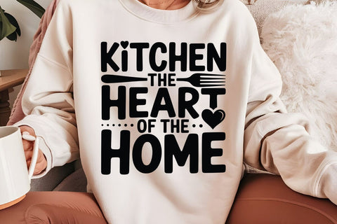 Kitchen The Heart Of The Home SVG Angelina750 