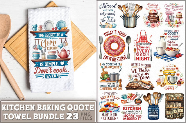 Kitchen Towel Sublimation Bundle Sublimation Shetara Begum 