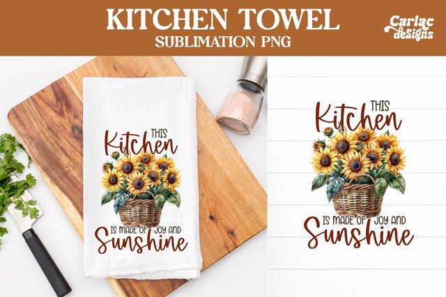 Kitchen Towel Sublimation Sublimation Carla C Designs 