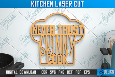 Kitchen Wall Sign | Wall Inscription Template | Kitchen Décor | CNC File SVG Fly Design 