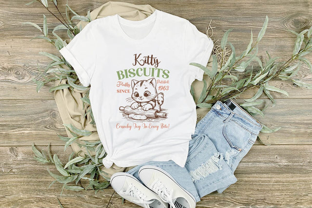 kitty biscuits fluffy purrfect since 1963 crunchy joy in every bite SVG Angelina750 
