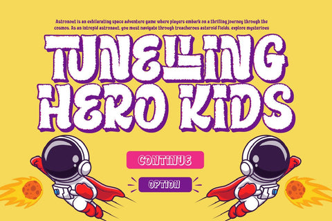 Klatcir - Playful Display Font Font twinletter 