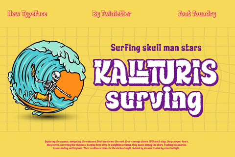 Klatcir - Playful Display Font Font twinletter 