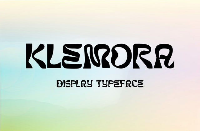 Klemora - Display Typeface Font Yuby 