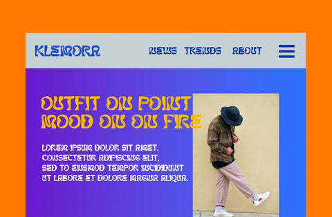 Klemora - Display Typeface Font Yuby 