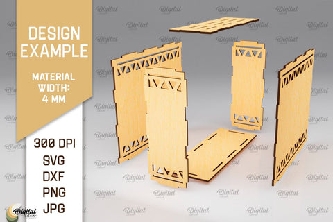 Knife Holders Laser Cut Bundle. Kitchen Knife Stands SVG SVG Evgenyia Guschina 