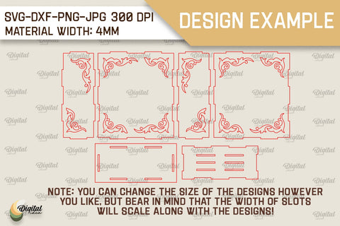 Knife Holders Laser Cut Bundle. Kitchen Knife Stands SVG SVG Evgenyia Guschina 