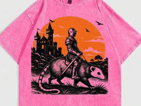 Knight Opossum Png, Funny Meme Shirt SVG DesignDestine 