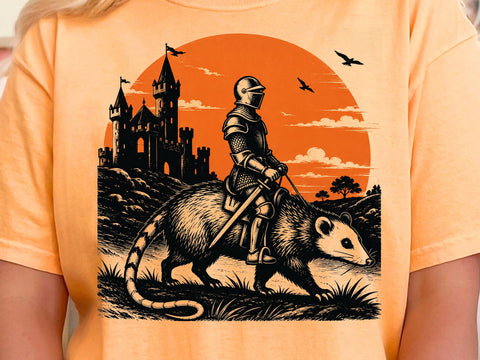 Knight Opossum Png, Funny Meme Shirt SVG DesignDestine 