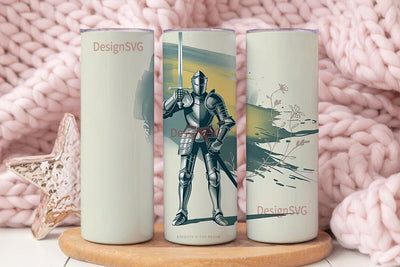 Knight Tumbler Wrap 20oz Sublimation DesignSVG 