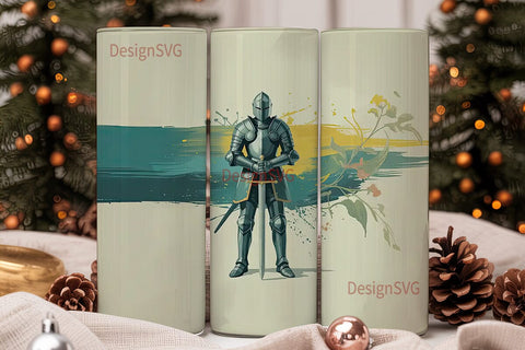 Knight Tumbler Wrap 20oz Sublimation DesignSVG 