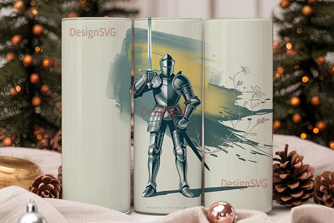 Knight Tumbler Wrap 20oz Sublimation DesignSVG 