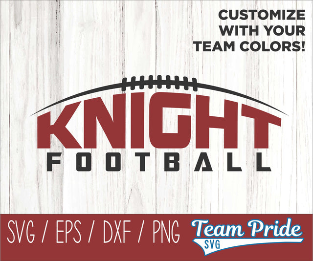 Knights Football SVG Digital Download Printable - SVG, EPS, DXF, PNG 2 SVG Team Pride SVG 