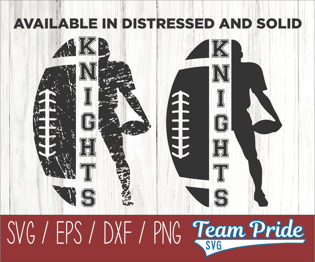 Knights Football SVG Digital Download Printable - SVG, EPS, DXF, PNG 4 SVG Team Pride SVG 