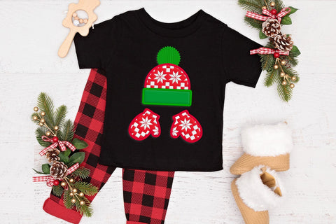 Knit Hat and Mittens Applique Embroidery Embroidery/Applique DESIGNS Designed by Geeks 