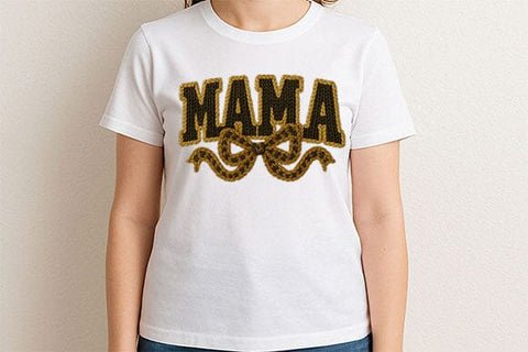 Knitted Mama Bow Sublimation PNG SVG BillahCrafts 