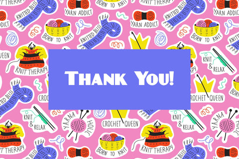 Knitting Quotes Seamless Pattern Digital Pattern Rin Green 