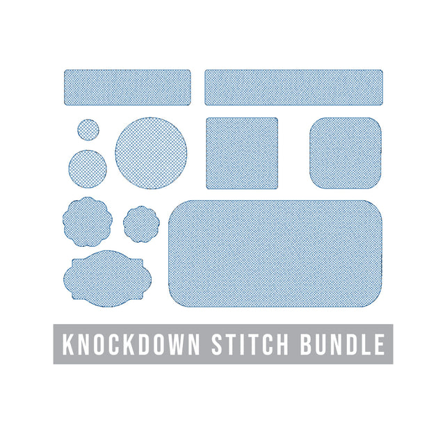 Knockdown Stitch Machine Embroidery Design Bundle Embroidery/Applique DESIGNS Creatively Embroidery 