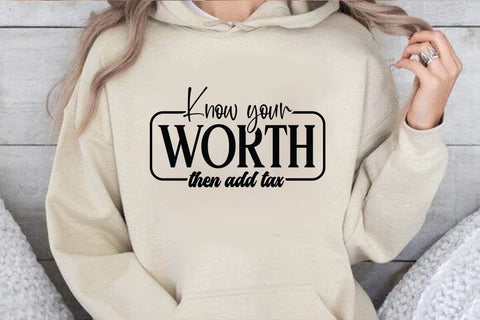 Know your worth then add tax SVG Angelina750 