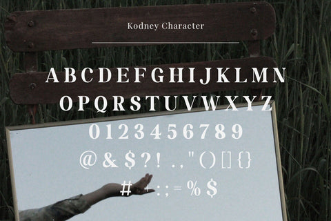 Kodney - Modern Serif Font Font studioalmeera 