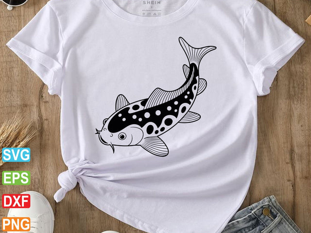 Koi Fish SVG, Koi Fish Clipart, Fish Vector SVG Creativeart88 