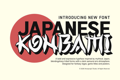 Konbami Font ahweproject 