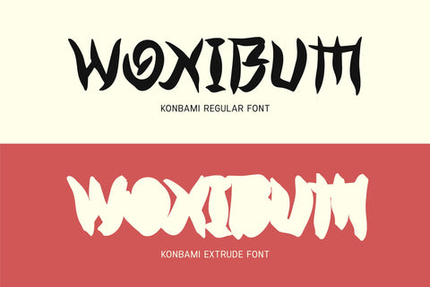 Konbami Font ahweproject 