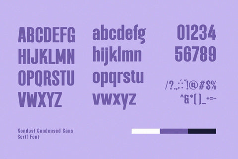 Kondusi - Modern Sans Serif Font studioalmeera 