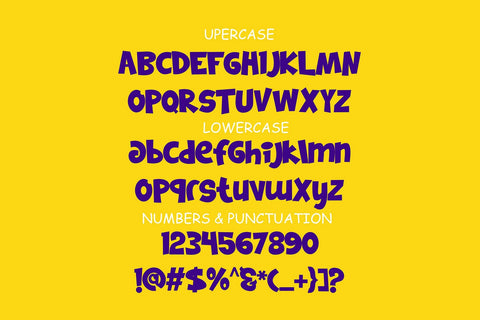 Kong Bold | Playful Bold Display Font Font Mozzatype 