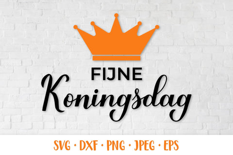 Koningsdag SVG. King Day. Holiday in Netherlands SVG LaBelezoka 