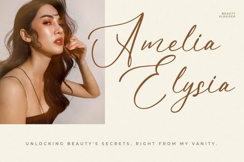 Koodarine Anstefia - Modern Beauty Script Font Letterena Studios 