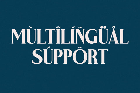 Kraliba - Modern Display Serif Font Letterena Studios 